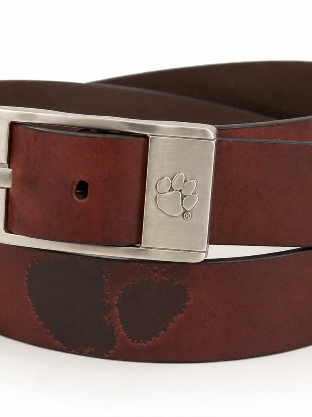 Clemson Tigers Genuine Leather Belt Men’s Size 32 Eagles Wings Official NCAA